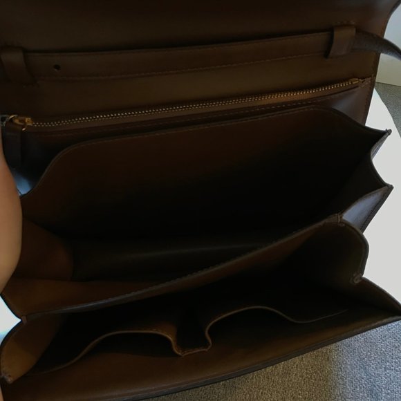 celine brown box bolsa